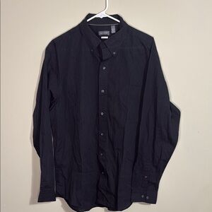 Men's Black Button-Down Shirt